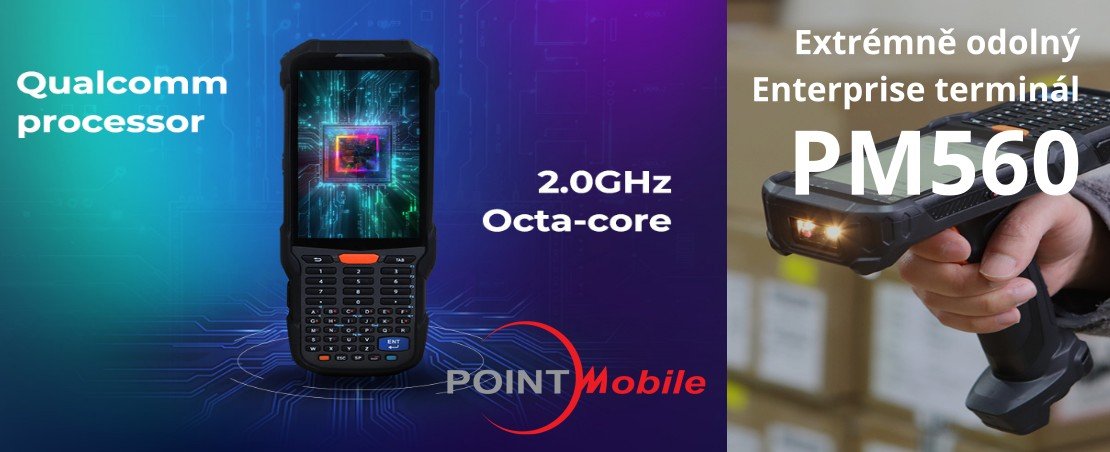 Point Mobile PM560 - Enterprise handheld terminál